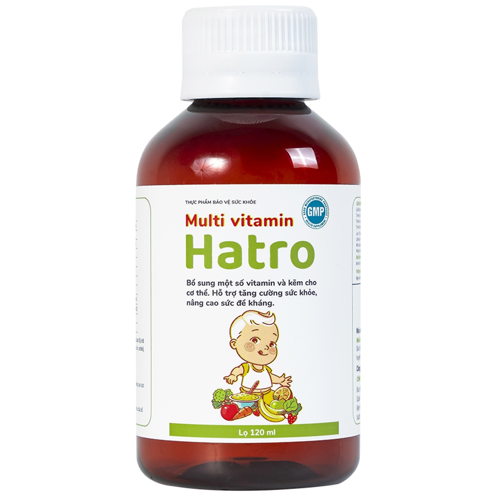 Hình ảnh Siro Multi Vitamin Hatro hỗ trợ tăng cường sức khỏe, nâng cao sức đề kháng (120ml)