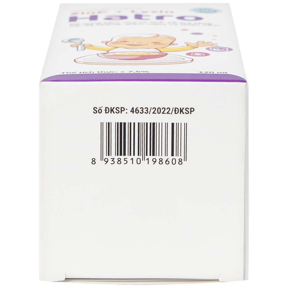 Hình ảnh Siro ZinC + Lysin Hatro bổ sung kẽm, hỗ trợ tăng sức đề kháng cho trẻ (120ml)