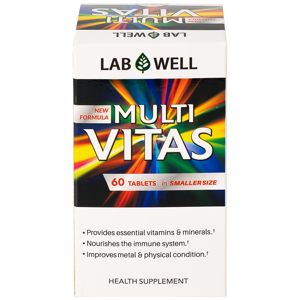 Hình ảnh Viên nén Multi Vitas Lab Well bổ sung vitamin và khoáng chất cho cơ thể (60 viên)