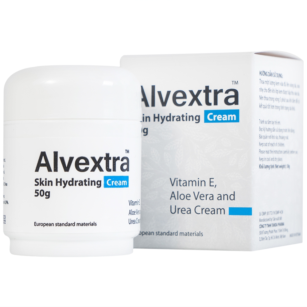 Hình ảnh Kem Alvextra Skin Hydrating Cream Tanida dưỡng ẩm da tay, gót chân, giảm sạm da, vết thâm nám (50g)