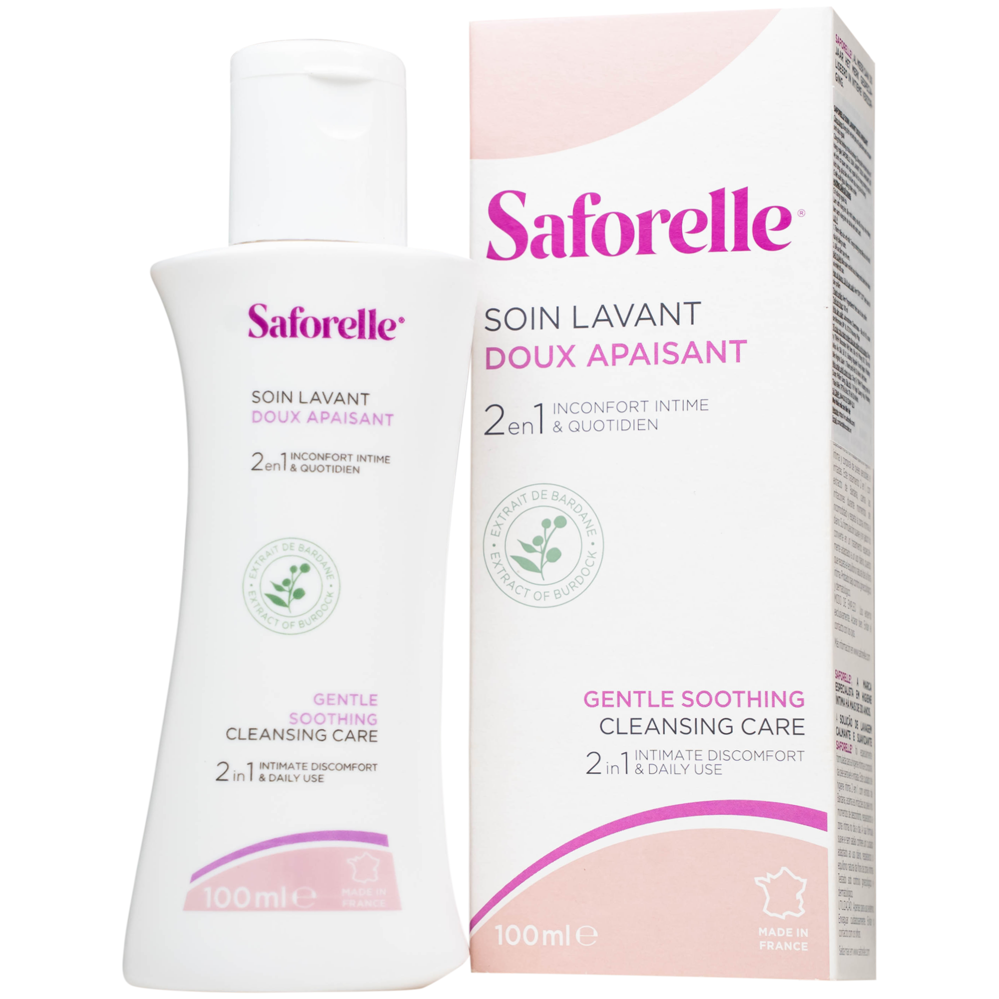 Hình ảnh Dung dịch vệ sinh phụ nữ Saforelle Soin Lavant Doux Apaisant 100ml