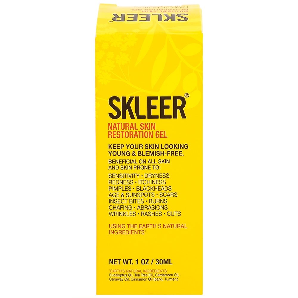Hình ảnh Gel Skleer Natural Skin Restoration giảm viêm, dưỡng ẩm và phục hồi da (30ml)