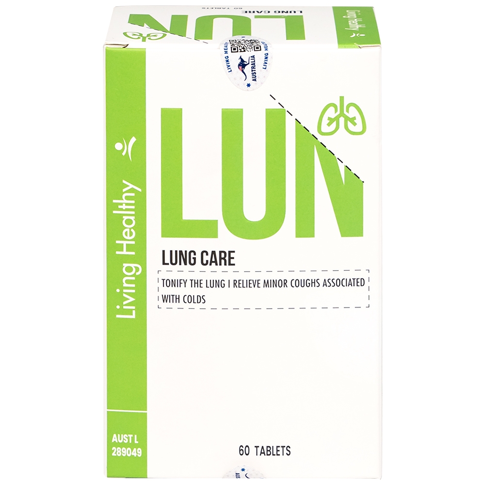 Hình ảnh Viên uống Living Healthy Lung Care hỗ trợ tăng cường sức khỏe, bổ phổi (60 viên)