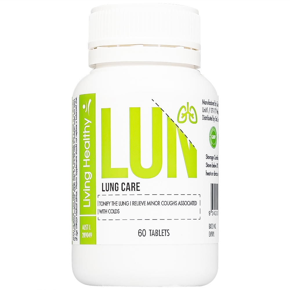 Hình ảnh Viên uống Living Healthy Lung Care hỗ trợ tăng cường sức khỏe, bổ phổi (60 viên)