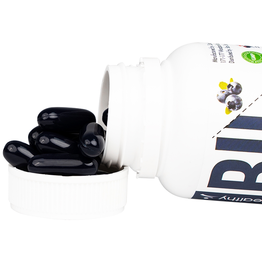 Hình ảnh Viên uống Bilberry 10g Plus Soft Gel Capsules hỗ trợ tăng cường thị lực, chống oxy hóa (60 viên)
