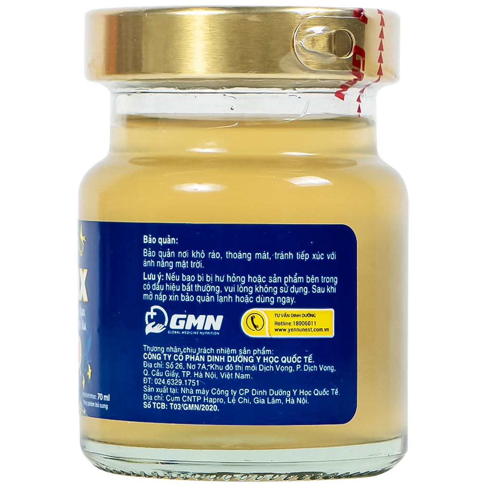 Hình ảnh Nước Yến Sào Cao Cấp Nunest 15% Relax an giấc ngủ ngon, giảm căng thẳng, mệt mỏi (6 hũ x 70ml)