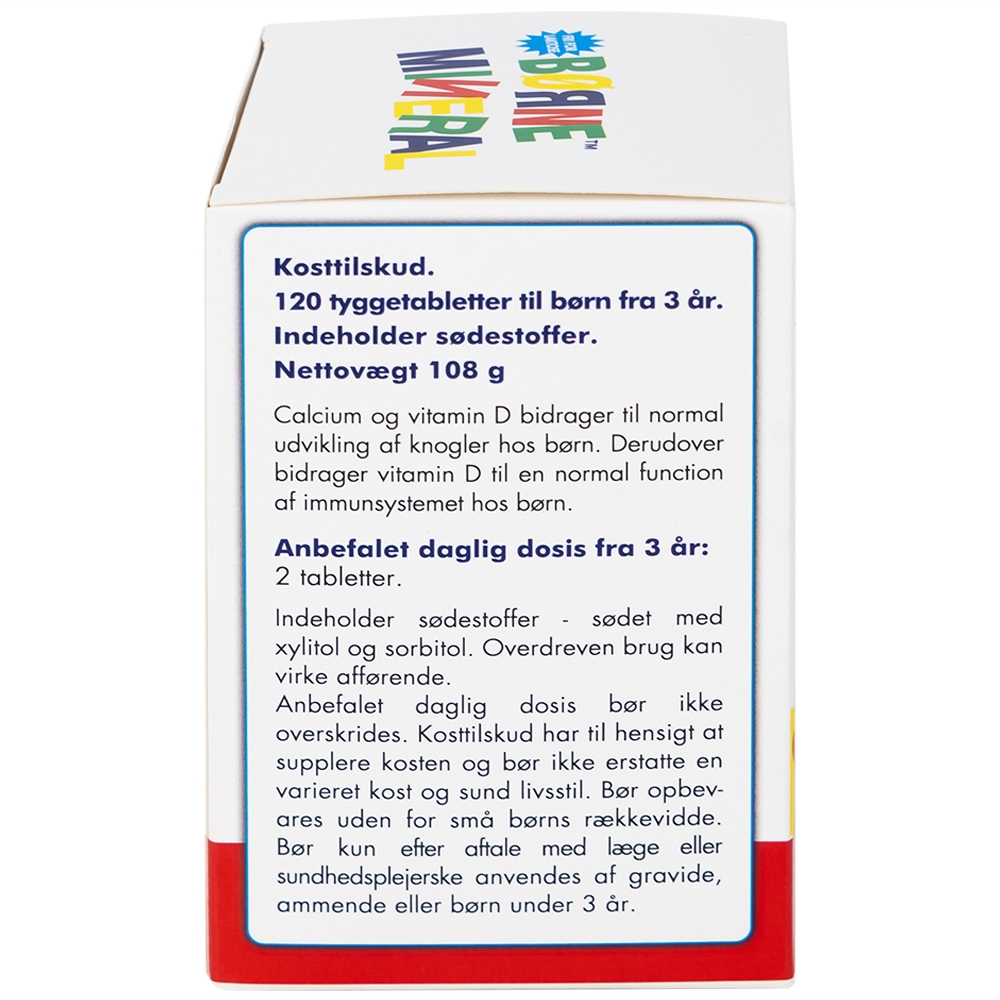 Hình ảnh Viên nhai Borne Mineral New Nordic hỗ trợ phát triển xương, giúp tăng chiều cao, tăng đề kháng (120 viên)