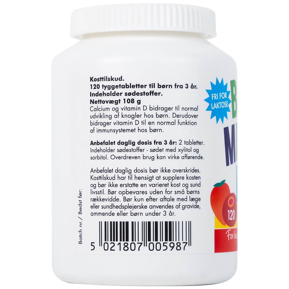 Hình ảnh Viên nhai Borne Mineral New Nordic hỗ trợ phát triển xương, giúp tăng chiều cao, tăng đề kháng (120 viên)