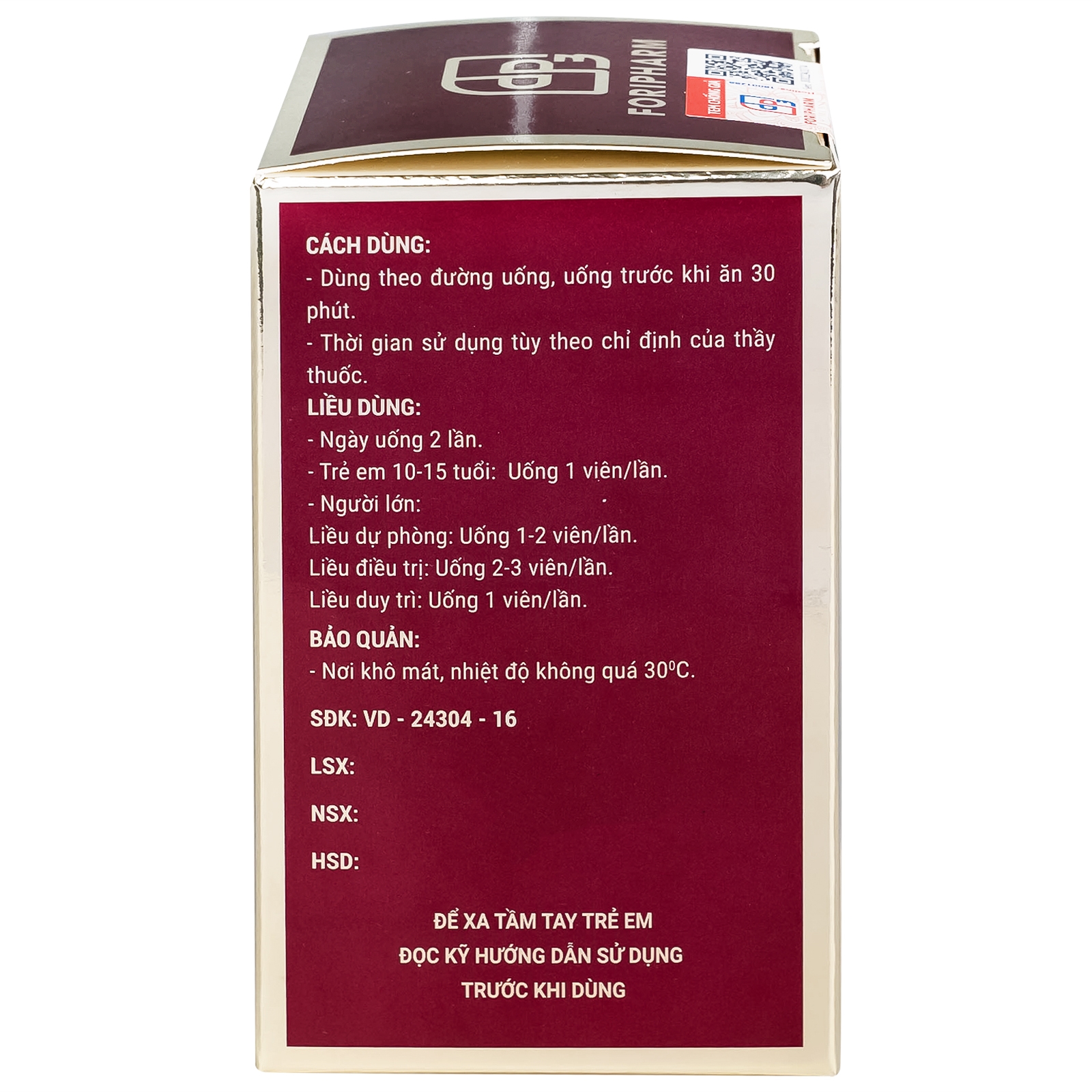 Hình ảnh Thuốc Sâm nhung bổ thận TW3 giúp tăng cường sức khỏe, cải thiện tiểu đêm, tê mỏi chân tay (60 viên)