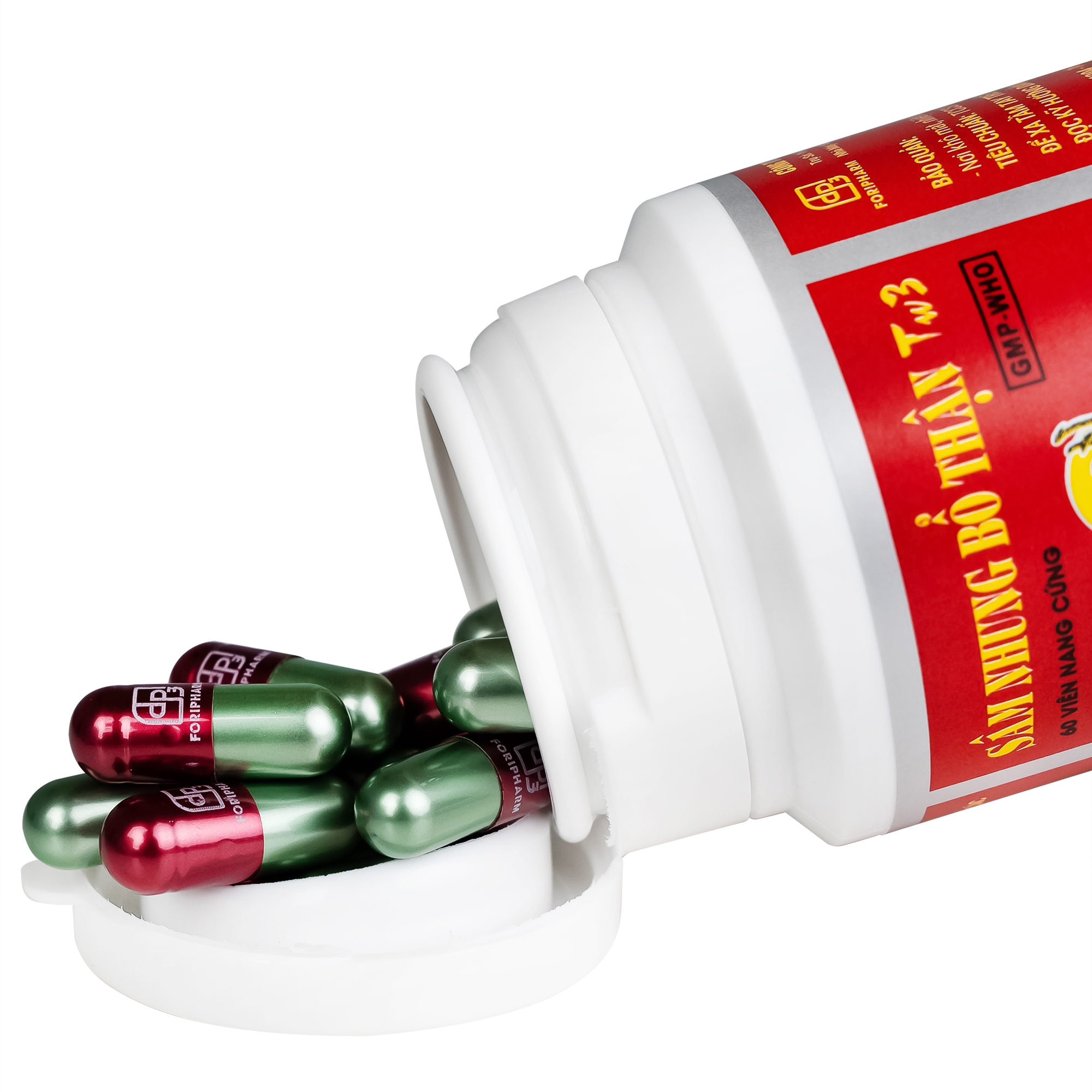 Hình ảnh Thuốc Sâm nhung bổ thận TW3 giúp tăng cường sức khỏe, cải thiện tiểu đêm, tê mỏi chân tay (60 viên)