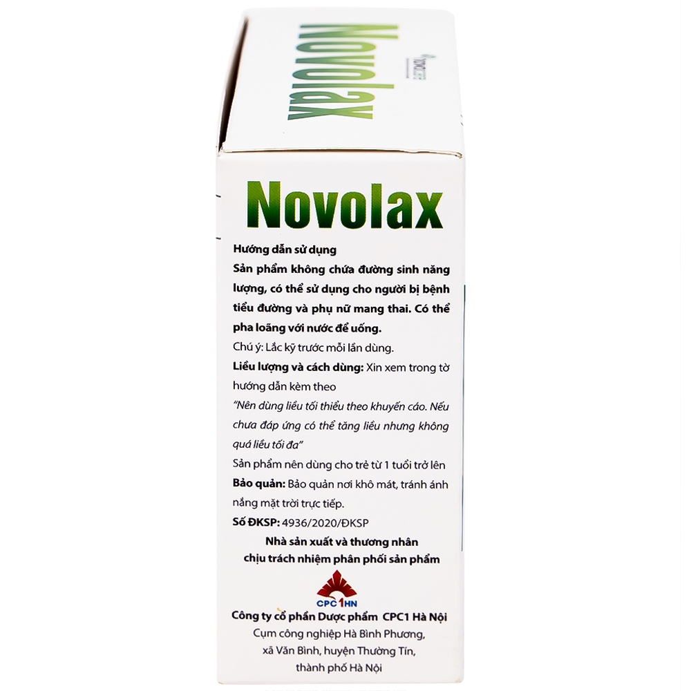 Hình ảnh Dung dịch uống Novolax Novocare bổ sung chất xơ giúp nhuận tràng, giảm táo bón (4 vỉ x 5 ống)