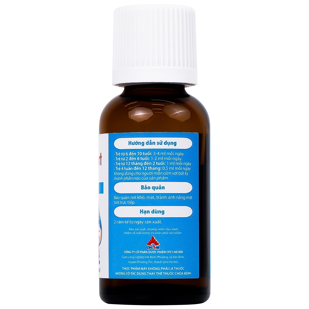 Hình ảnh Dung dịch uống NovoSmart Drops 20ml Novocare bổ sung DHA, EPA, phát triển não bộ  