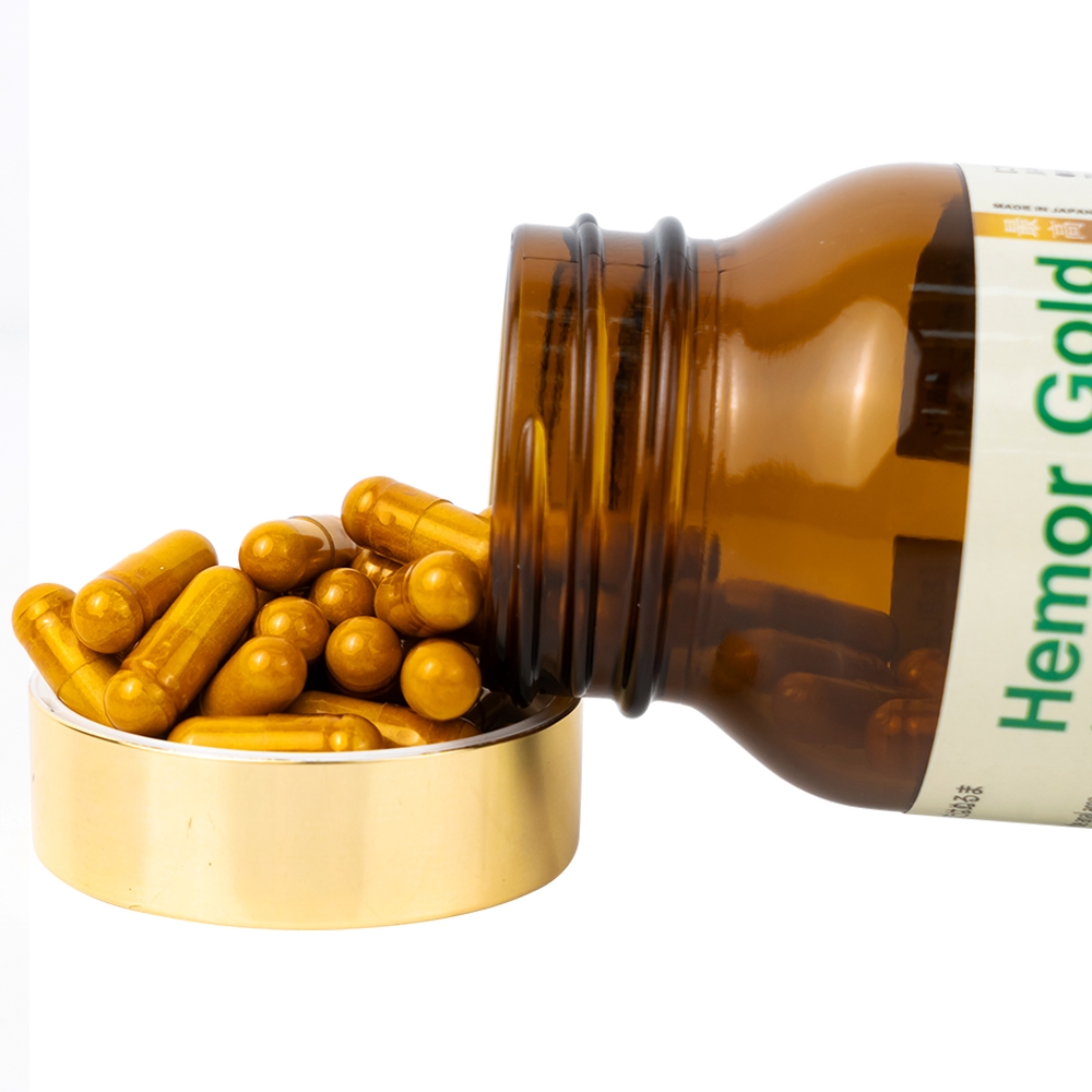 Hình ảnh Viên nang cứng Hemor Gold Jpanwell hỗ trợ tốt cho người bị trĩ (60 viên)