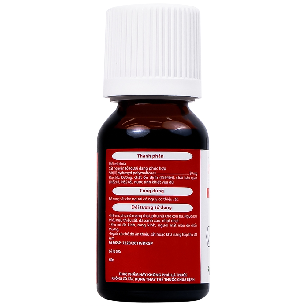 Hình ảnh Dung dịch uống Femalto 15ml Novocare bổ sung sắt do thiếu sắt