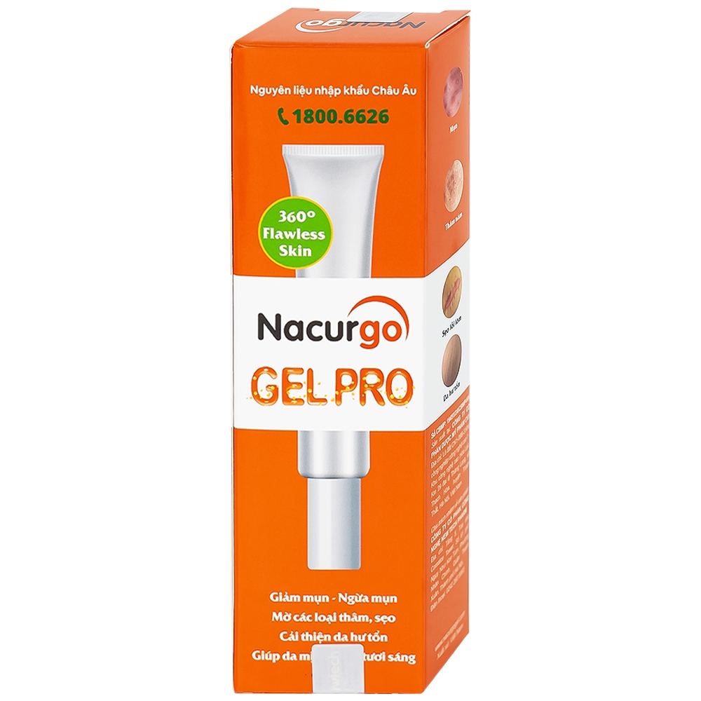 Hình ảnh Gel Nacurgo Gelpro 20g làm giảm thâm sẹo