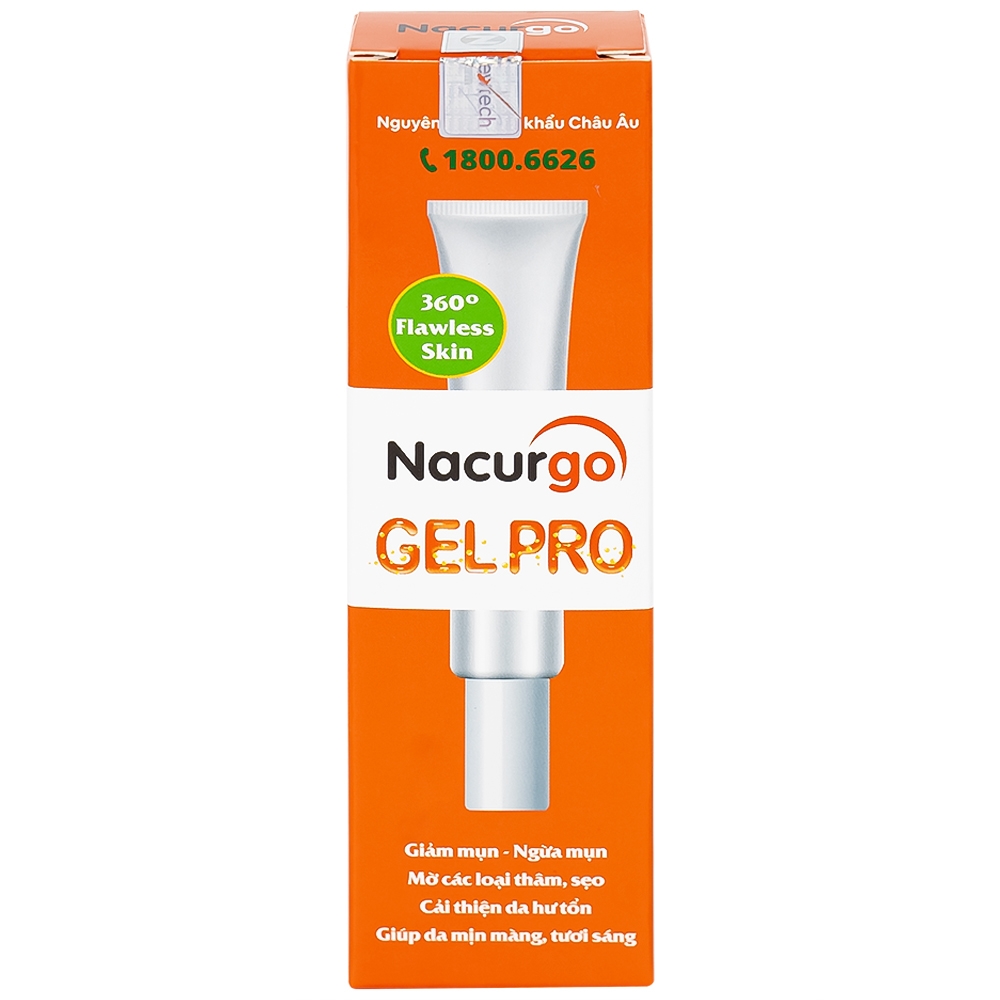Hình ảnh Gel Nacurgo Gelpro 20g làm giảm thâm sẹo
