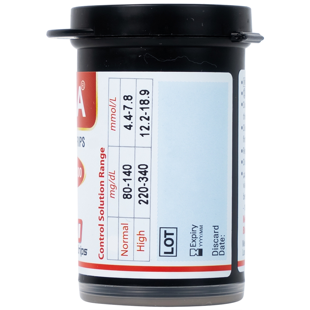 Hình ảnh Que thử đường huyết MediUSA TS3300 sử dụng cùng máy đo đường huyết MediUSA GM3300 (50 que)