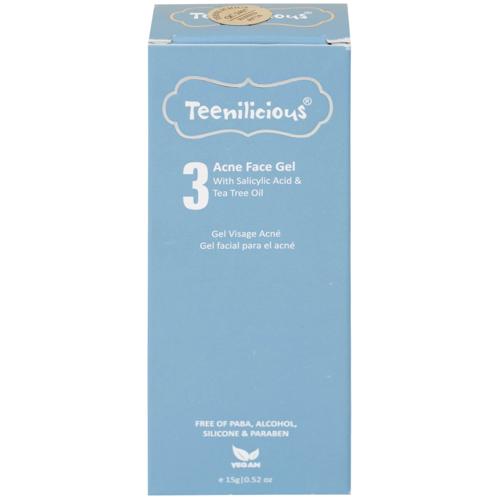 Hình ảnh Gel bôi ngừa mụn đầu đen, đầu trắng Teenilicious hộp 15g