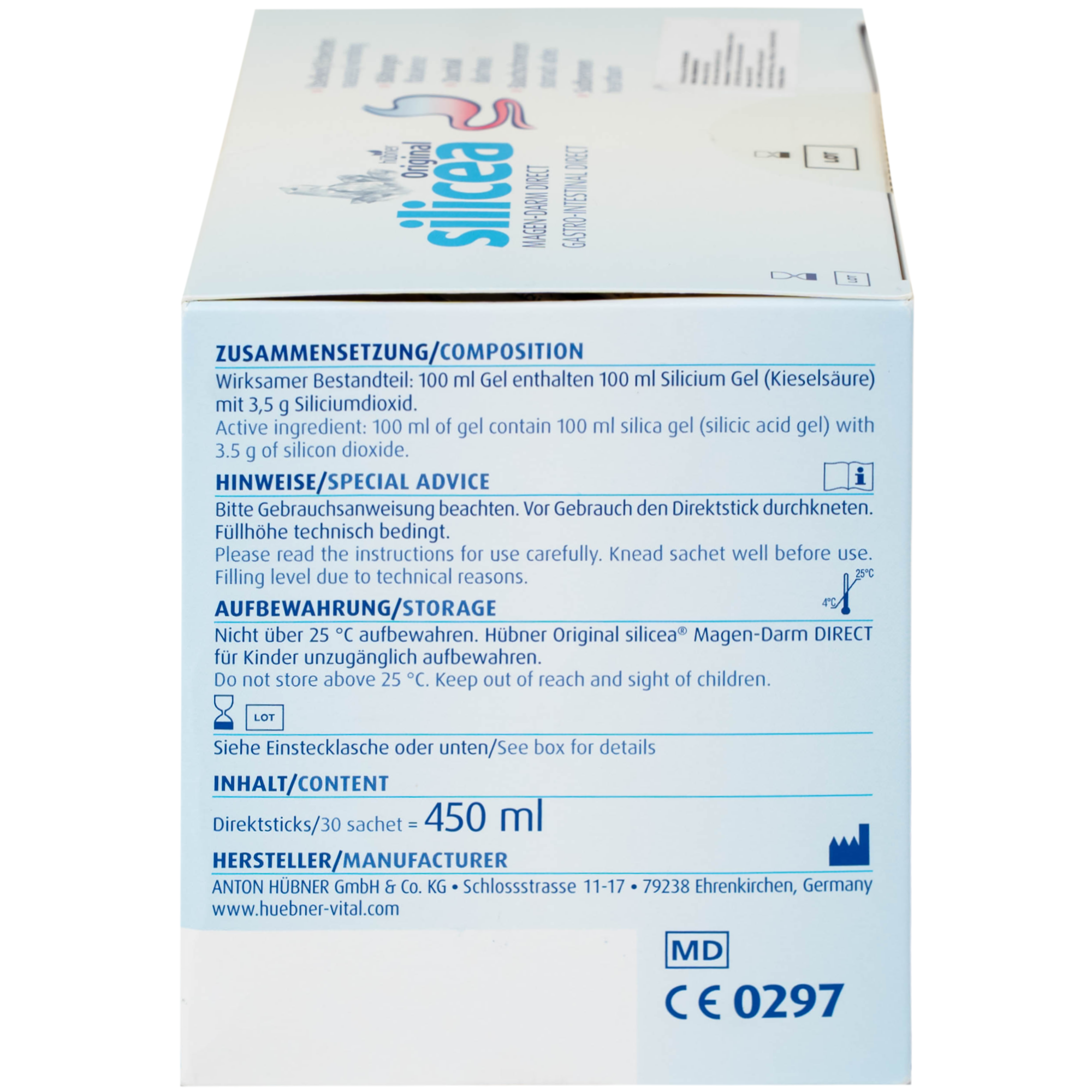 Hình ảnh Gel tiêu hoá Silicea (30 gói x 15ml) hỗ trợ điều trị các triệu chứng cấp hoặc mãn tính về đường tiêu hóa