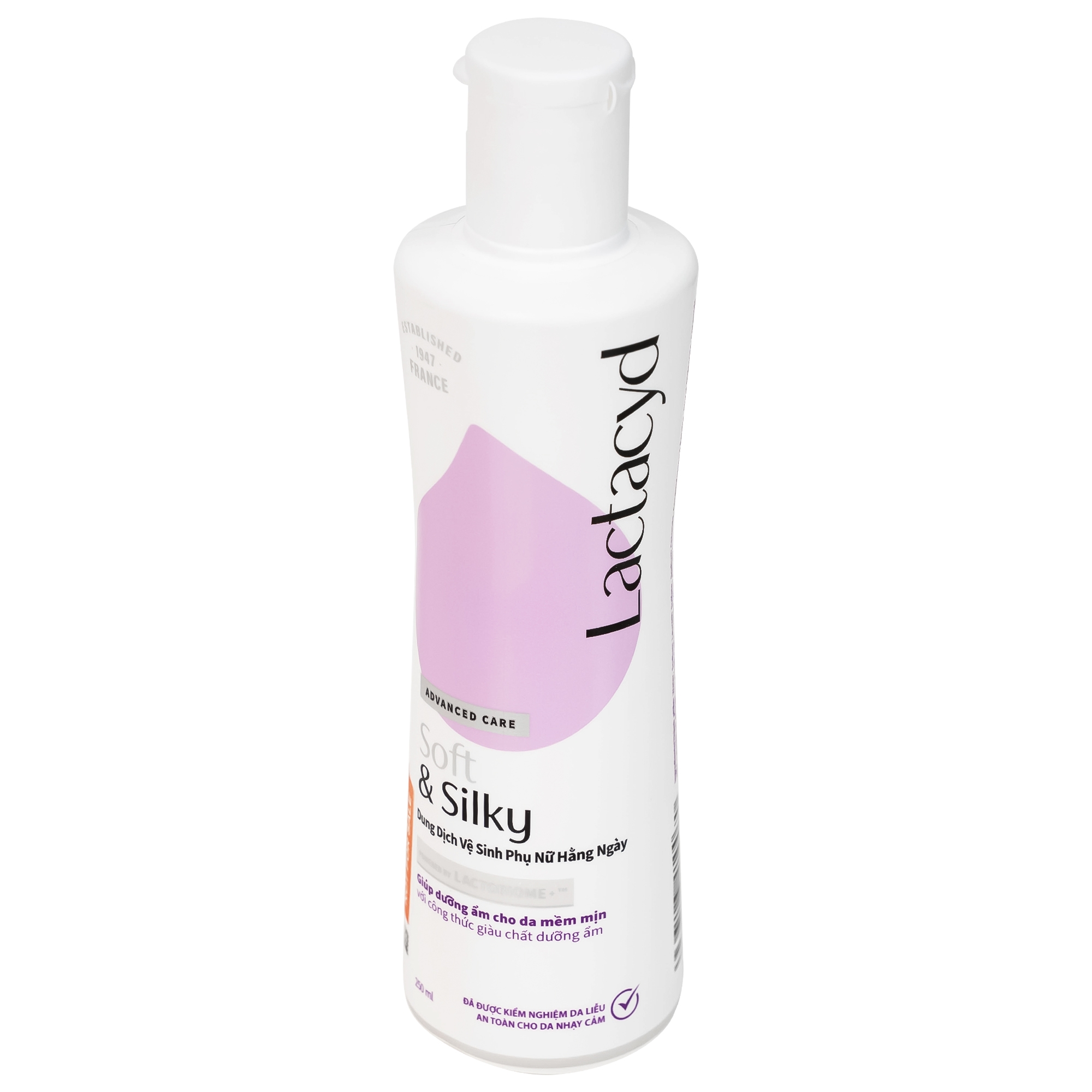 Hình ảnh Dung dịch vệ sinh phụ nữ Lactacyd Soft and Silky Sanofi giữ ẩm và bảo vệ da nhạy cảm (150ml)