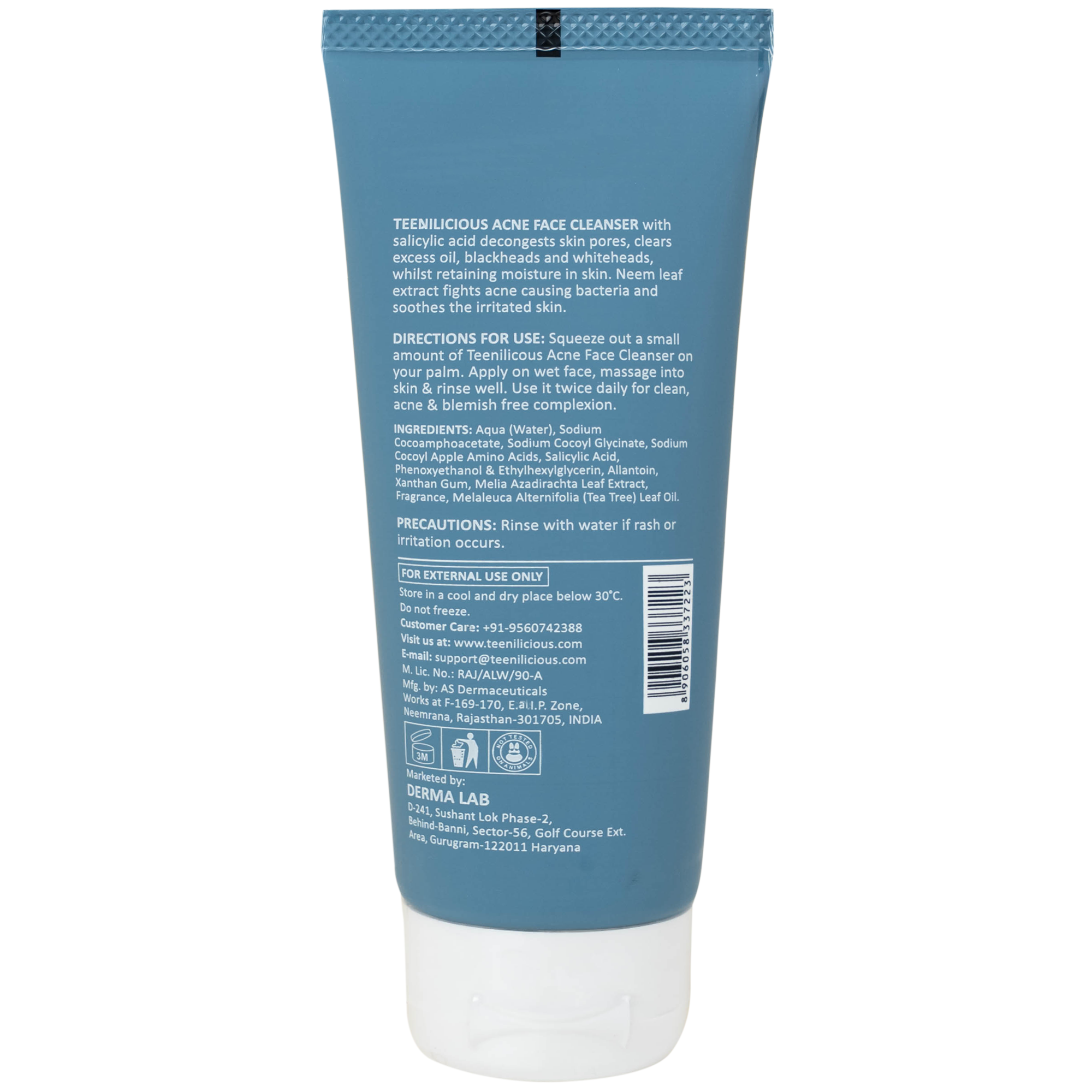Hình ảnh Gel rửa mặt ngừa mụn, sạch bã nhờn Teenilicious 60g