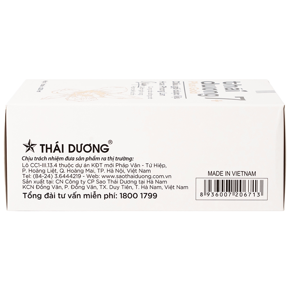 Hình ảnh Dầu gội dược liệu Thái Dương 7 Plus Gold Sao Thái Dương sạch gàu, giảm ngứa và rụng tóc (250ml)