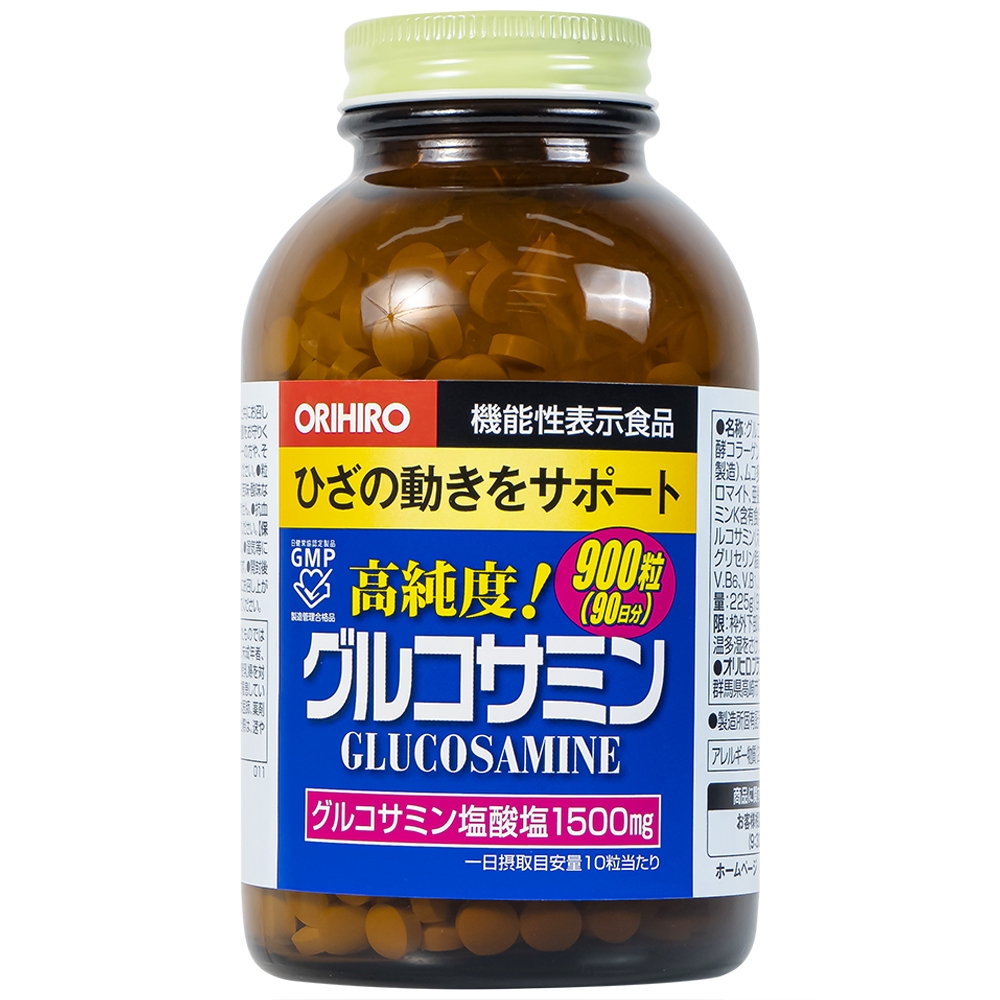 Hình ảnh Viên nén Orihiro Glucosamine 900 hỗ trợ làm trơn ổ khớp, hạn chế lão hóa khớp (900 viên)