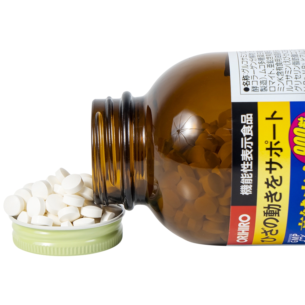 Hình ảnh Viên nén Orihiro Glucosamine 900 hỗ trợ làm trơn ổ khớp, hạn chế lão hóa khớp (900 viên)