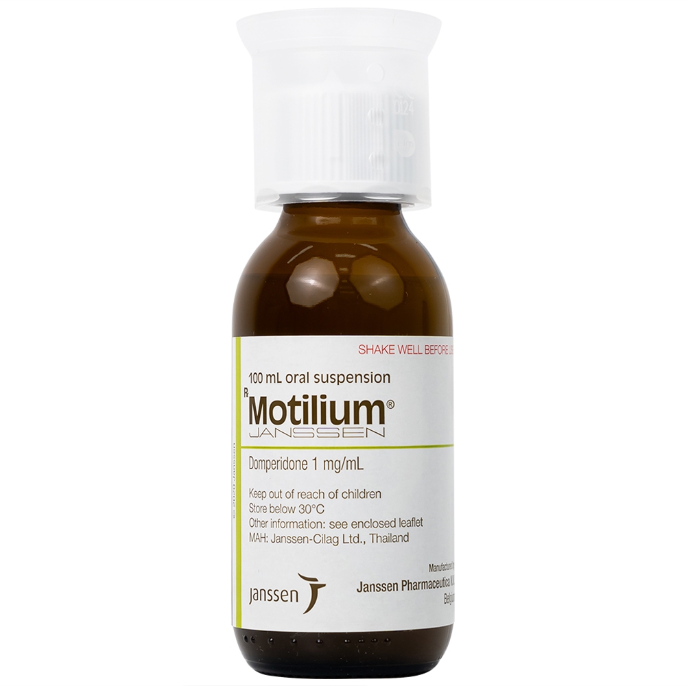 Hình ảnh Hỗn dịch uống Motilium Janssen điều trị triệu chứng nôn và buồn nôn (100ml)