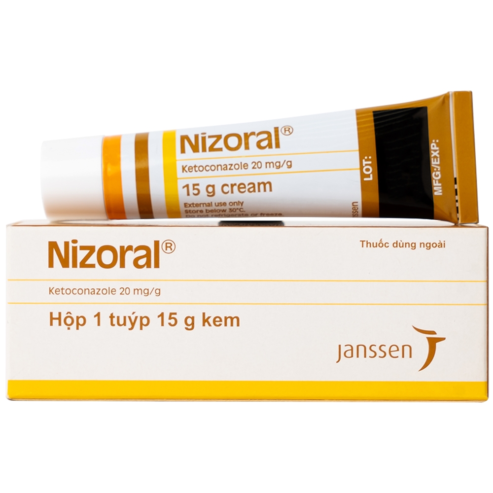 Hình ảnh Kem Nizoral Jassen 20mg/g điều trị nhiễm nấm ngoài da (15g) 