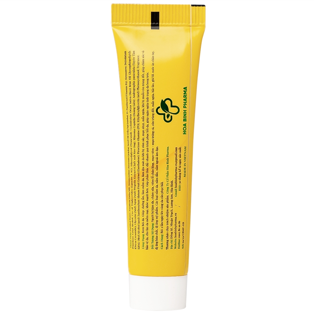 Hình ảnh Kem bôi da Thuần Mộc Thanh Mộc Hương 21g Hòa Bình dưỡng ẩm, làm mềm da, làm dịu mát da