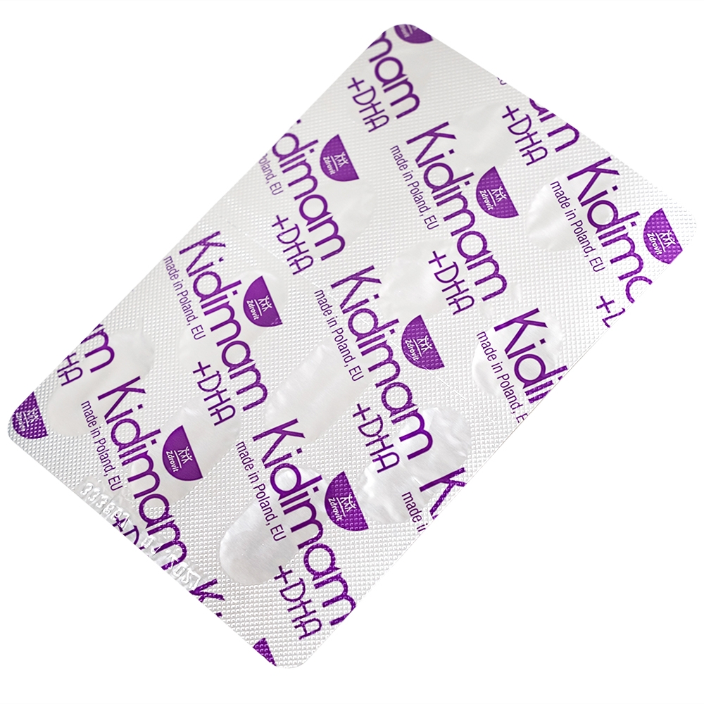 Hình ảnh Viên uống Kidimam + DHA NP Pharma bổ sung vitamin, khoáng chất, DHA, EPA (5 vỉ x 12 viên)