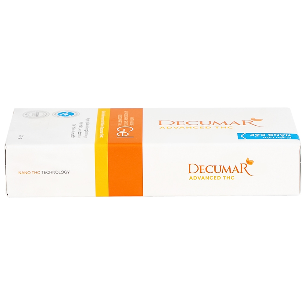 Hình ảnh Gel chấm mụn, mờ thâm Decumar Advance THC 20g dưỡng ẩm da, da mềm, mịn
