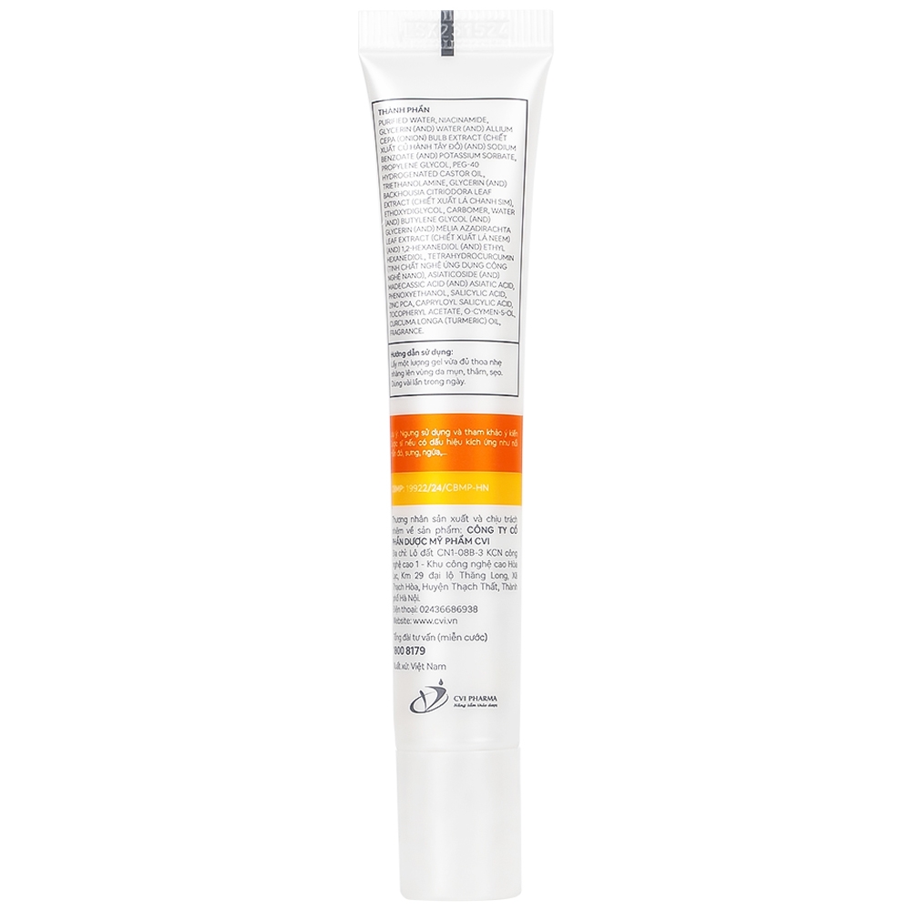 Hình ảnh Gel chấm mụn, mờ thâm Decumar Advance THC 20g dưỡng ẩm da, da mềm, mịn