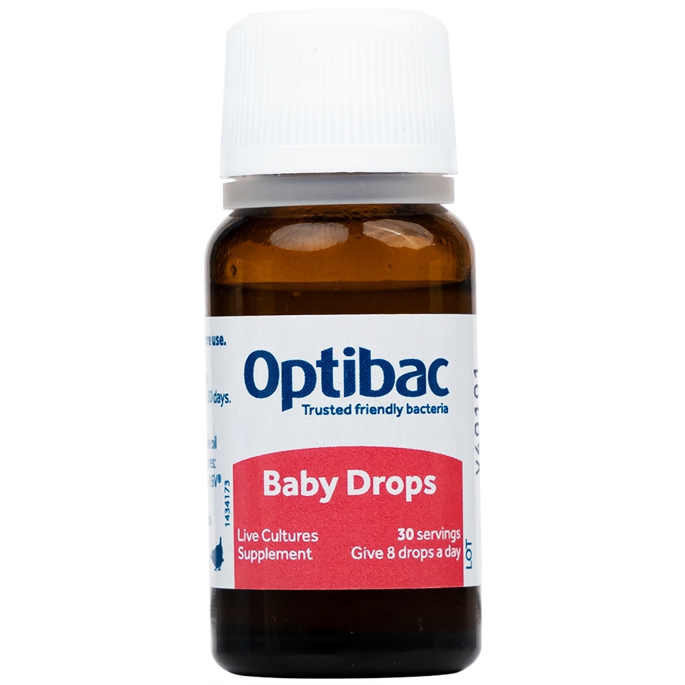 Hình ảnh Dung dịch Baby Drops 10ml Optibac Probiotics bổ sung lợi khuẩn cho đường ruột, hỗ trợ tiêu hóa