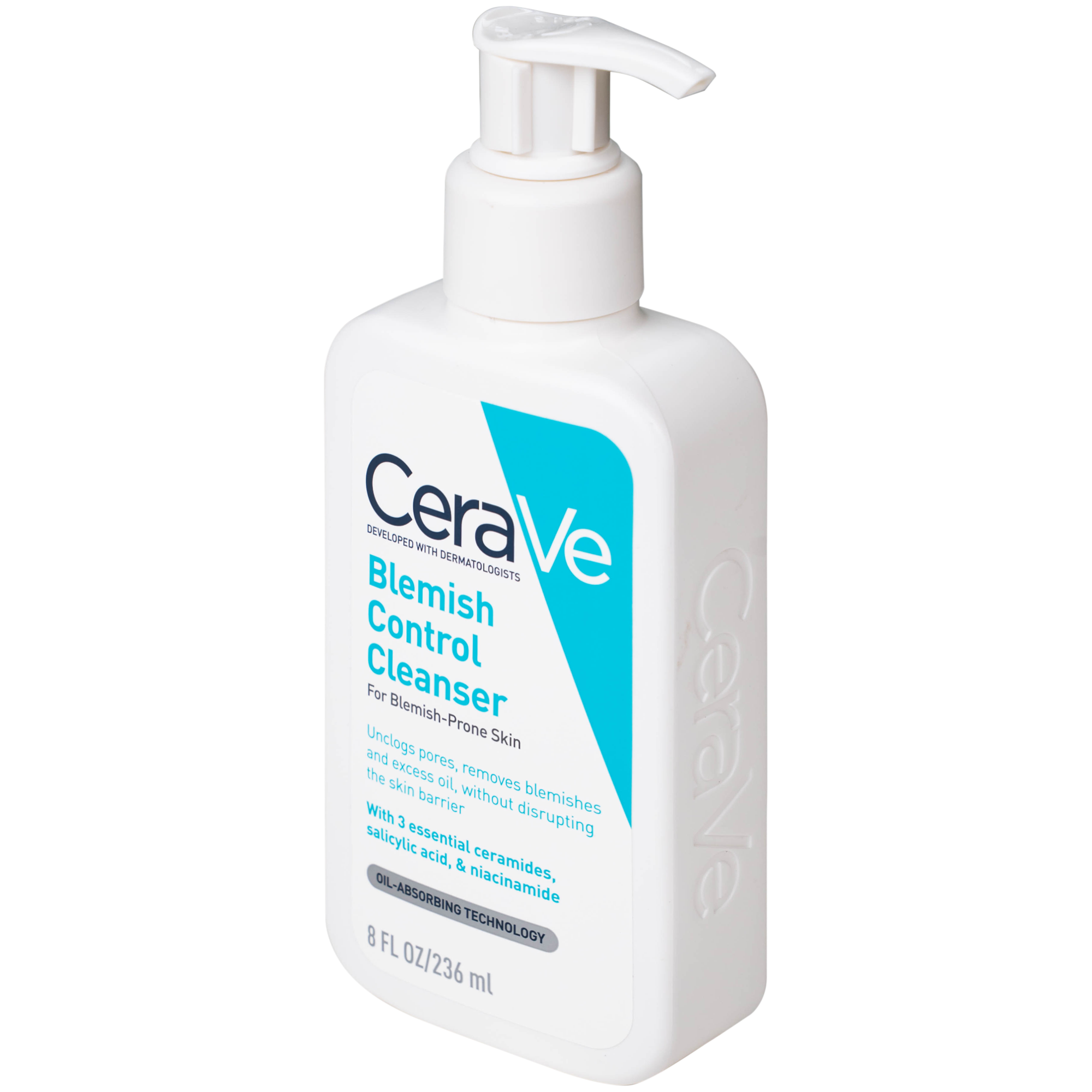 Hình ảnh Sữa rửa mặt dành cho da dầu, mụn Cerave Blemish Control Cleanser 236ml