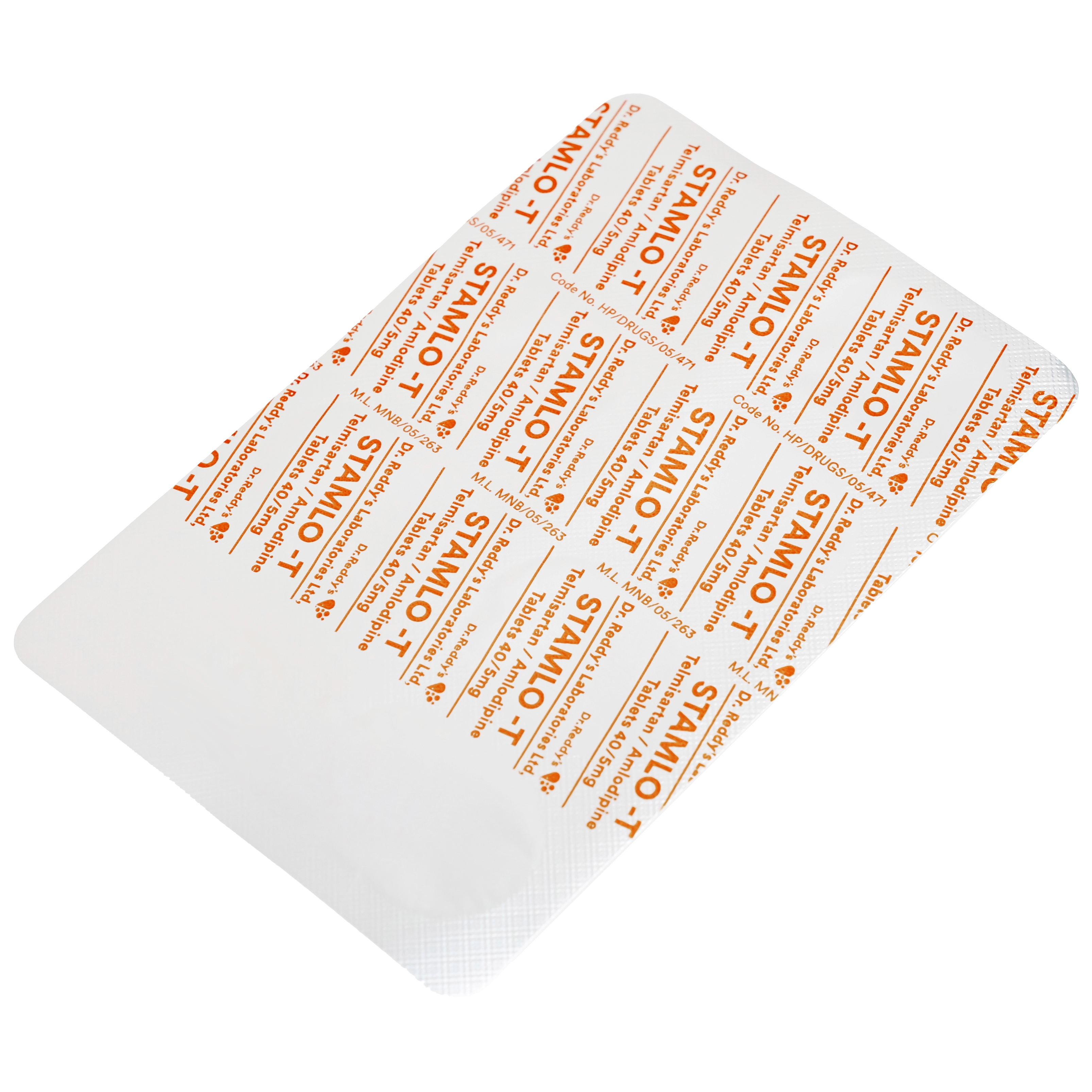 Hình ảnh Thuốc Stamlo-T 40mg/5mg Dr.Reddy điều trị tăng huyết áp (4 vỉ x 7 viên)