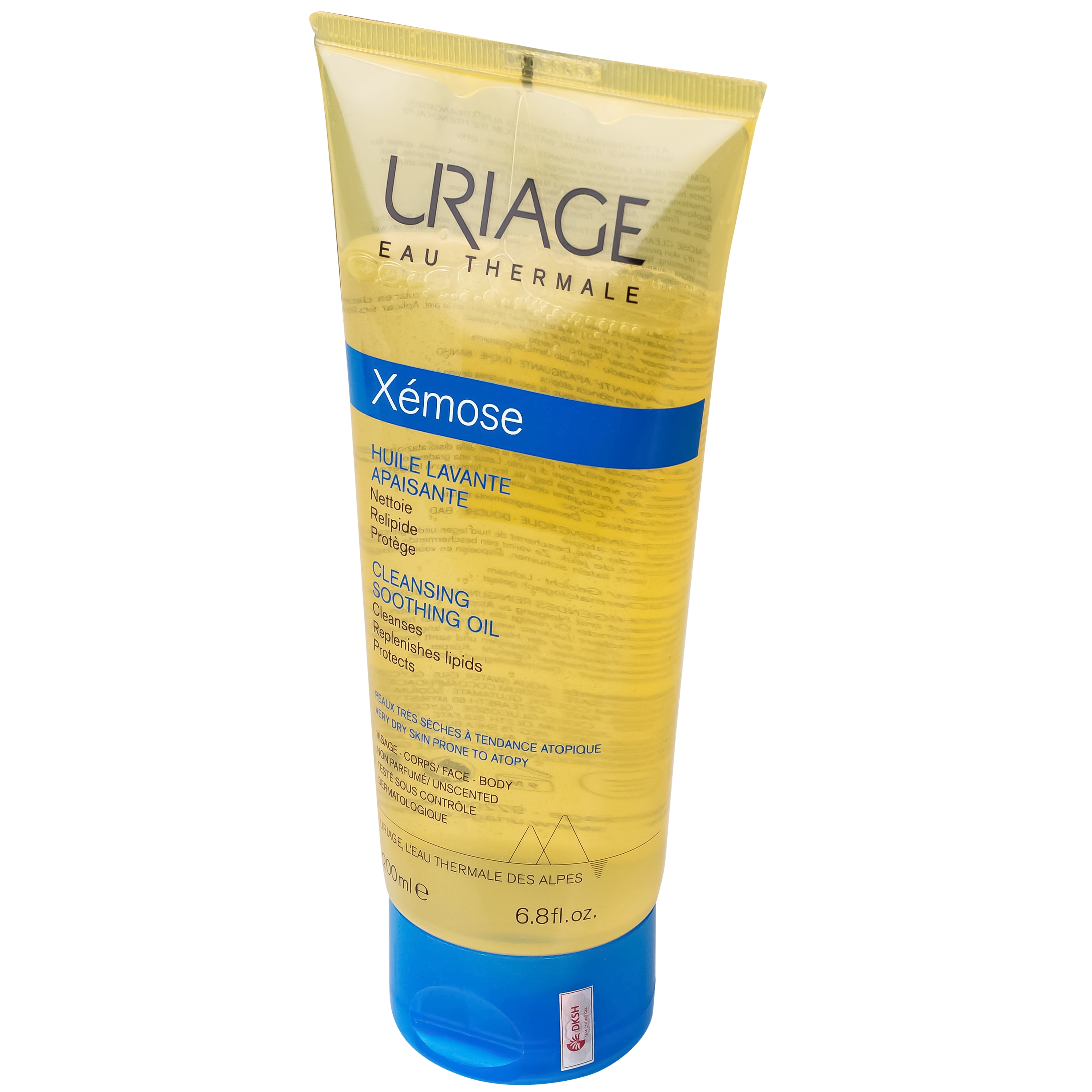 Hình ảnh Gel tắm Uriage Xemoss Huile Lavante Apaisante dành cho da khô, viêm da cơ địa (200ml)