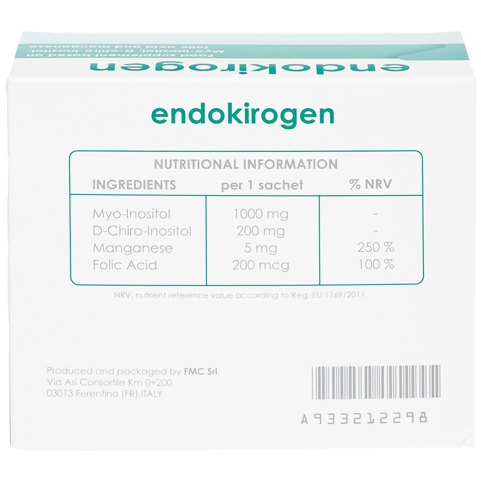 Hình ảnh Bột uống Endokirogen 4g Nutrilinea bổ sung inositol, hỗ trợ sức khỏe cho phụ nữ trước khi mang thai (30 gói)