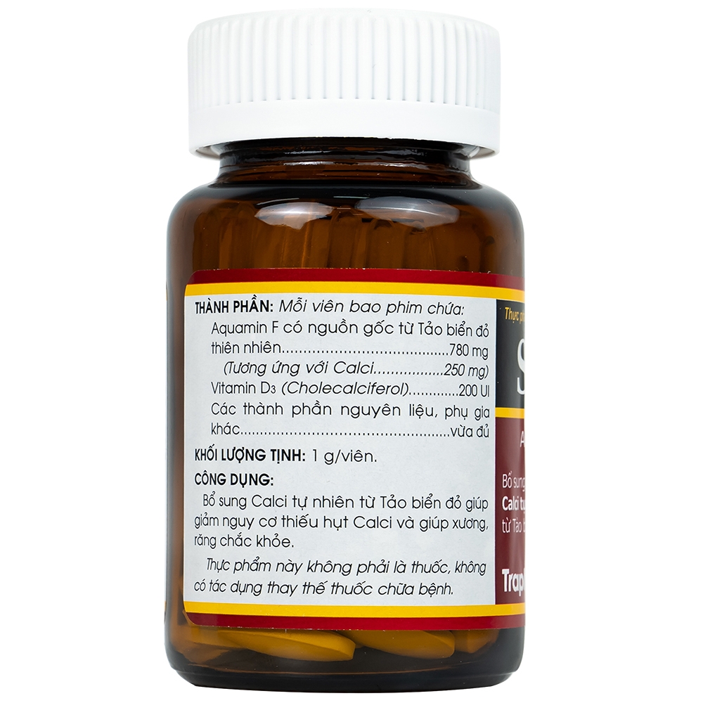 Hình ảnh Viên nén Seacan Traphaco bổ sung Canxi và Vitamin D3 (60 viên)