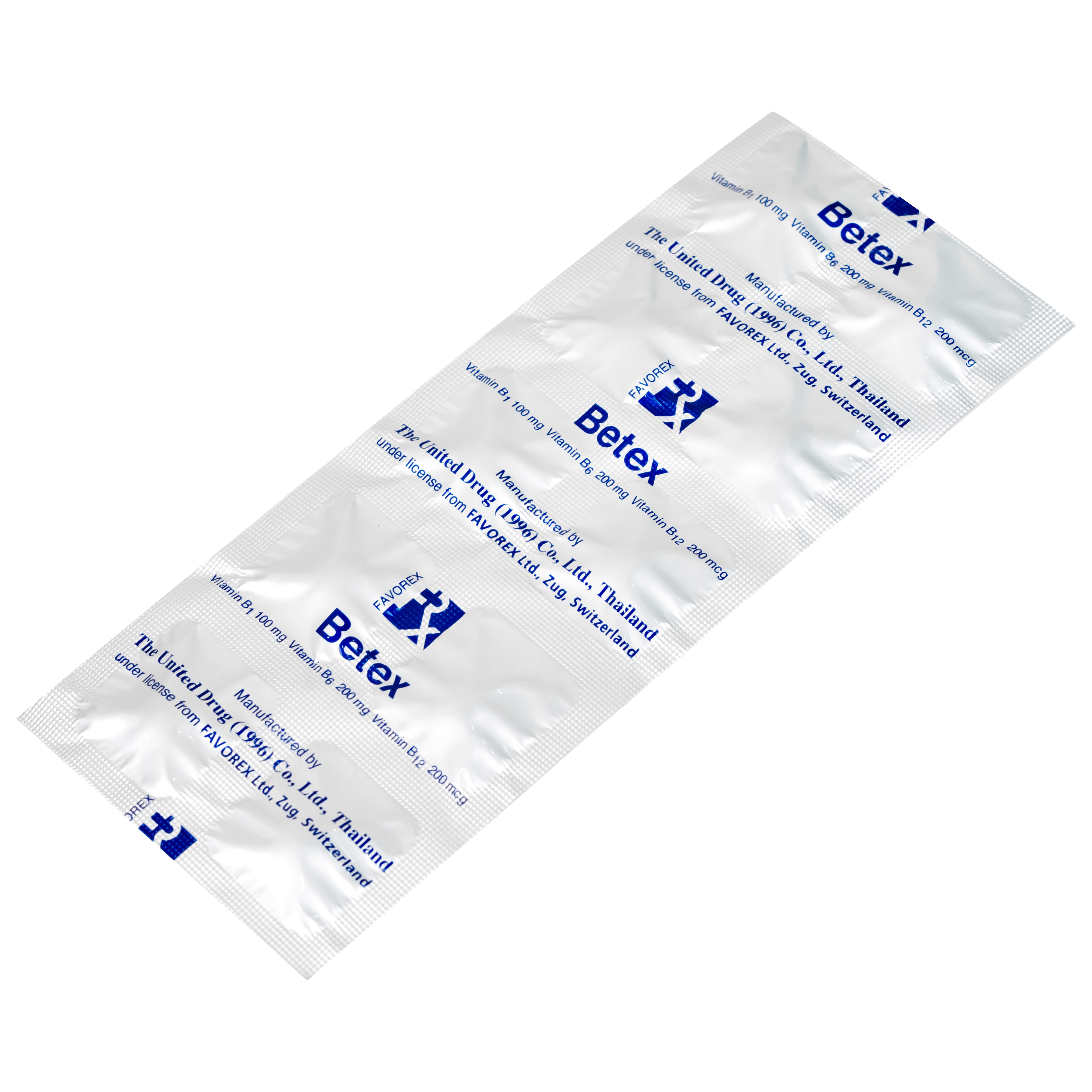 Hình ảnh Thuốc Betex Favorex bổ sung vitamin B1, B6, B12 (5 vỉ x 10 viên)