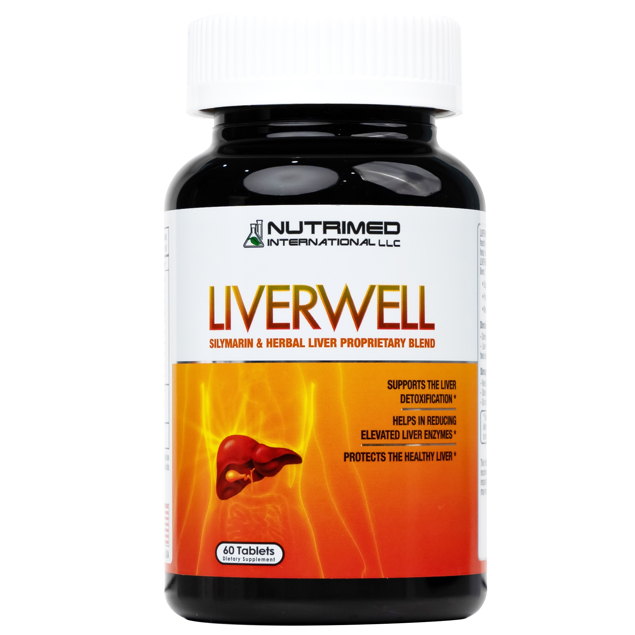 Hình ảnh Viên uống Liverwell Nutrimed hỗ trợ giải độc gan giúp hỗ trợ giải độc gan, bảo vệ tế bào gan (60 viên)