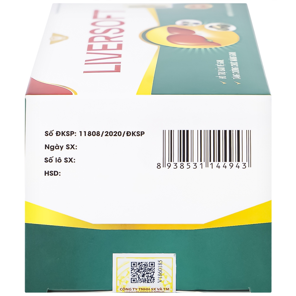 Hình ảnh Viên uống Liversoft hỗ trợ bảo vệ gan, tăng cường chức năng gan (6 vỉ x 10 viên)