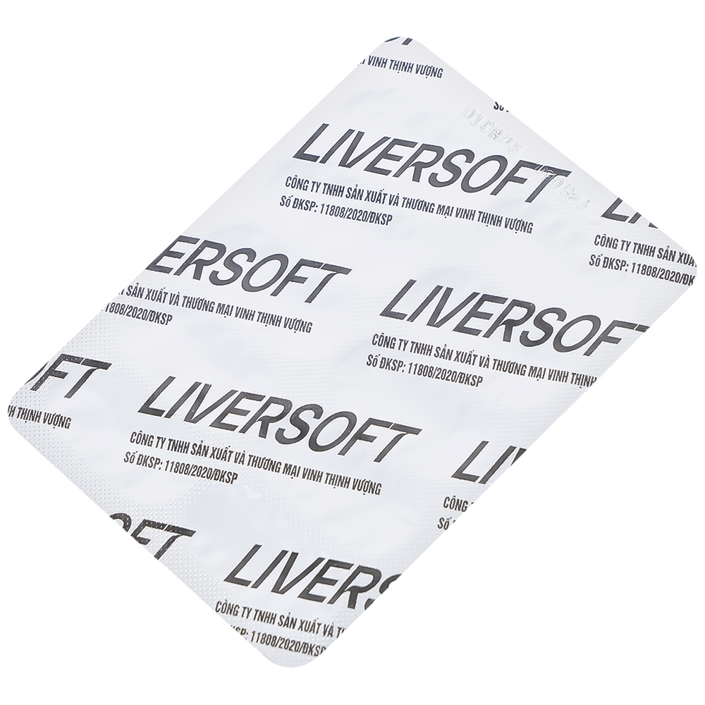 Hình ảnh Viên uống Liversoft hỗ trợ bảo vệ gan, tăng cường chức năng gan (6 vỉ x 10 viên)