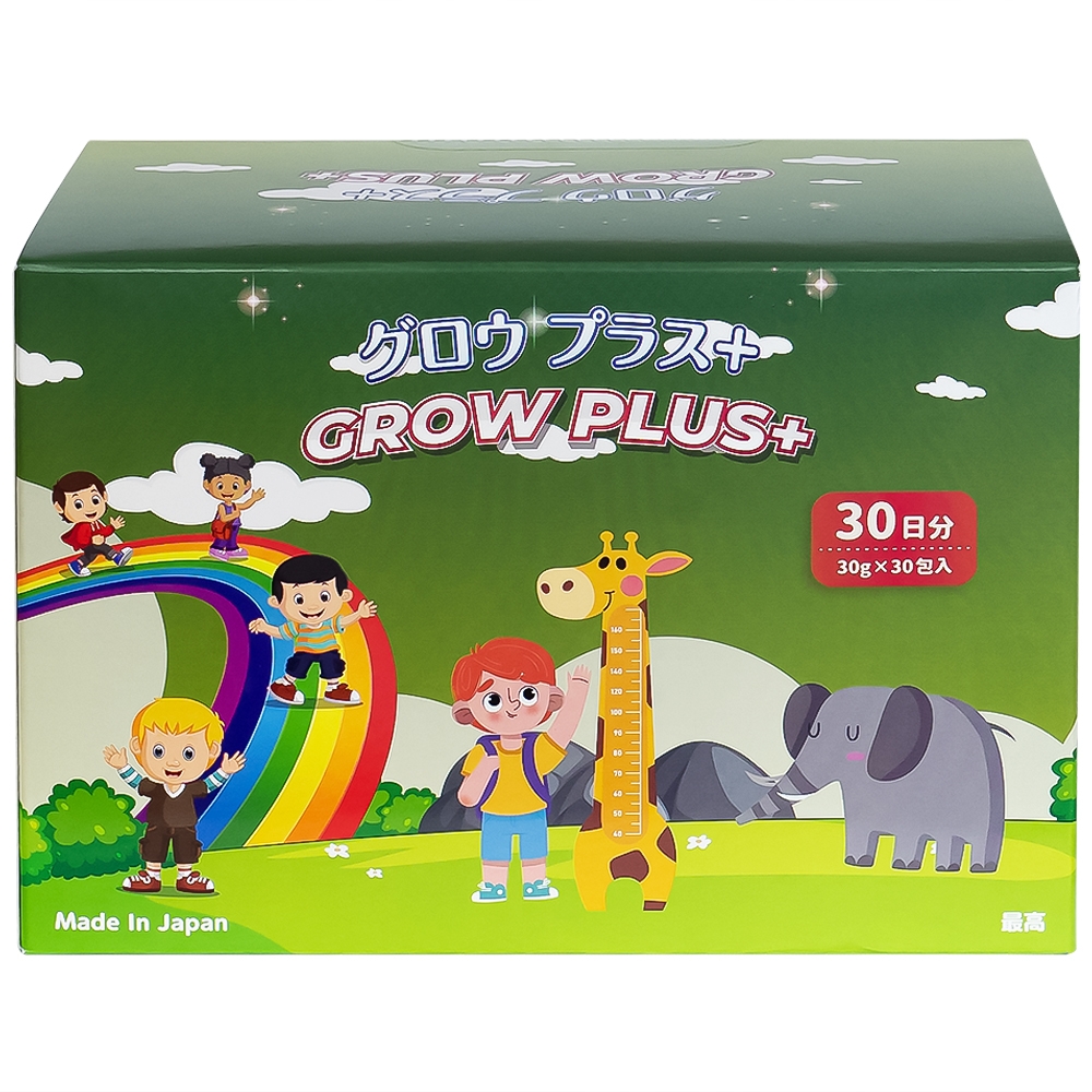 Hình ảnh Dung dịch Grow Plus+ Makishokuhin hỗ trợ giúp trẻ phát triển thể lực và tăng cường sức đề kháng (30 gói)