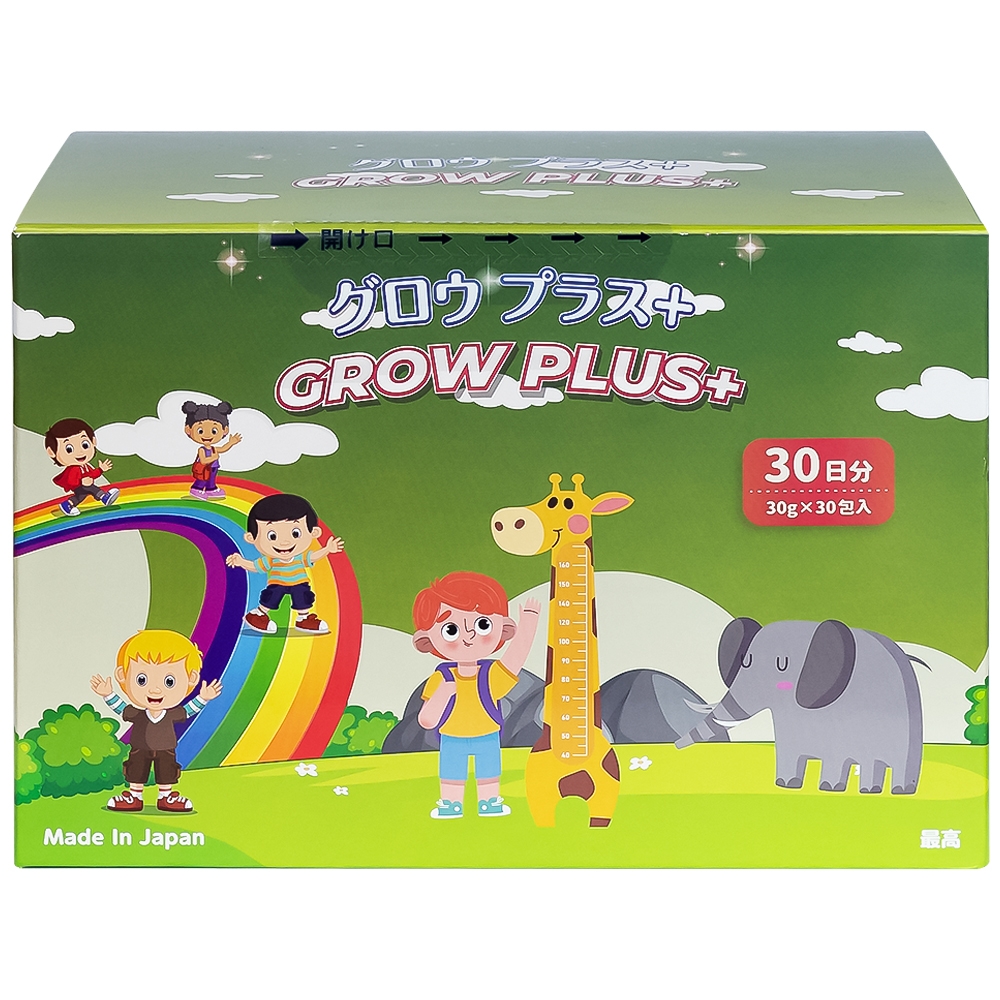 Hình ảnh Dung dịch Grow Plus+ Makishokuhin hỗ trợ giúp trẻ phát triển thể lực và tăng cường sức đề kháng (30 gói)