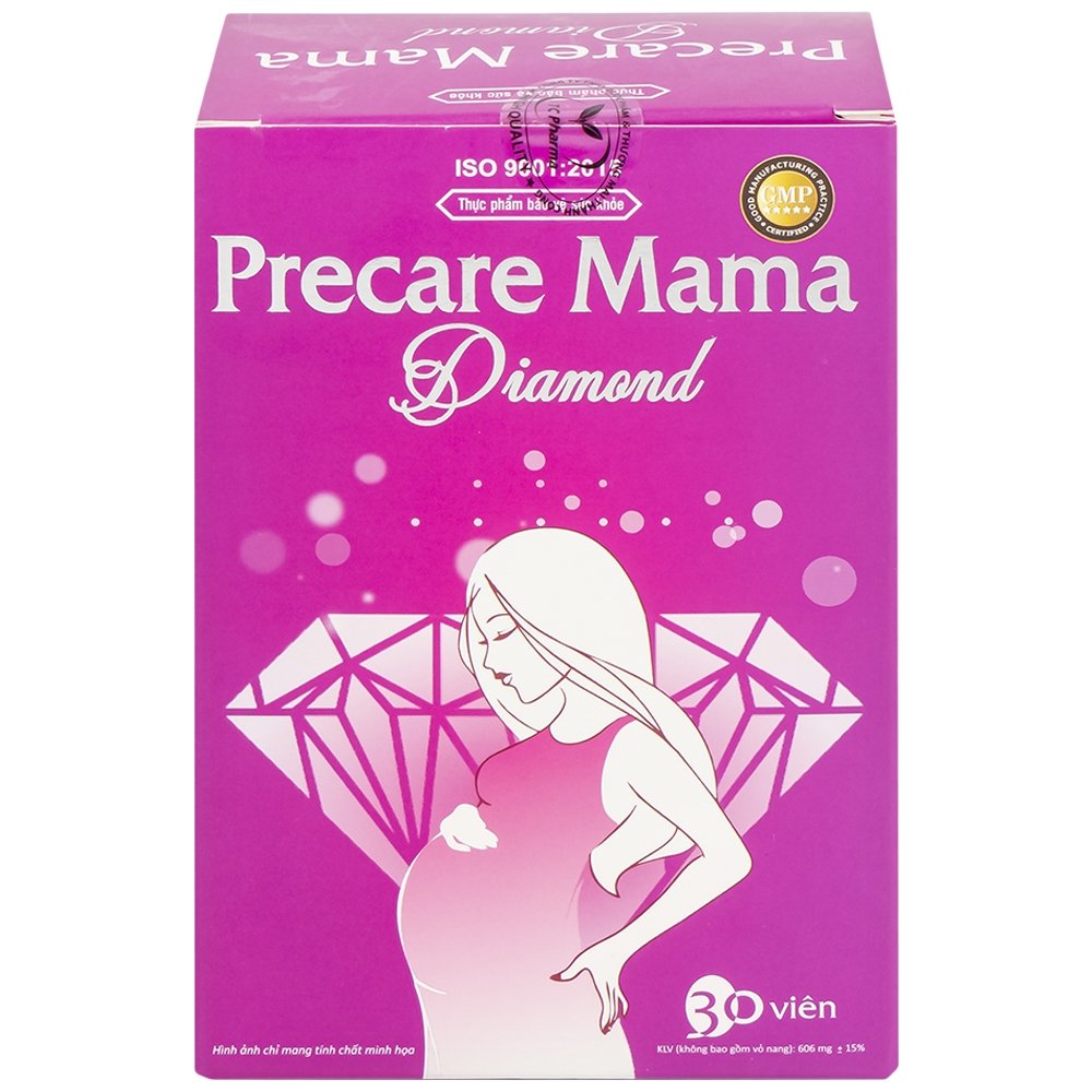 Hình ảnh Viên uống Precare Mama Diamond cung cấp các vitamin, khoáng chất cho phụ nữ mang thai (30 viên)