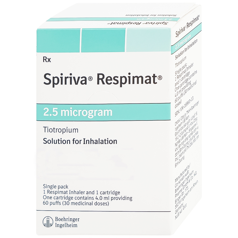 Hình ảnh Bình xịt Spiriva Respimat Boehringer điều trị viêm phế quản mạn (60 liều)