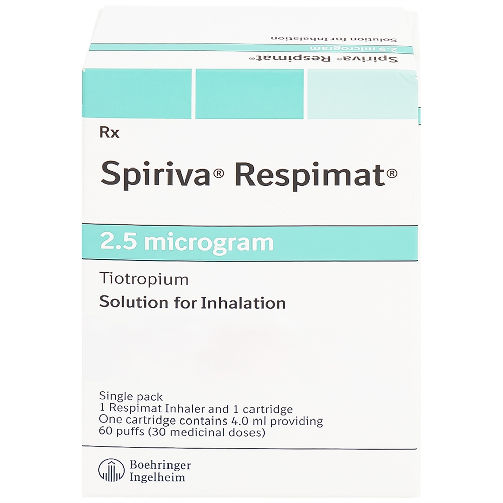 Hình ảnh Bình xịt Spiriva Respimat Boehringer điều trị viêm phế quản mạn (60 liều)