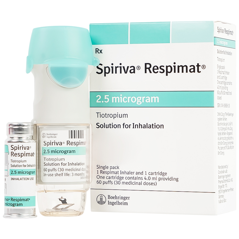 Hình ảnh Bình xịt Spiriva Respimat Boehringer điều trị viêm phế quản mạn (60 liều)